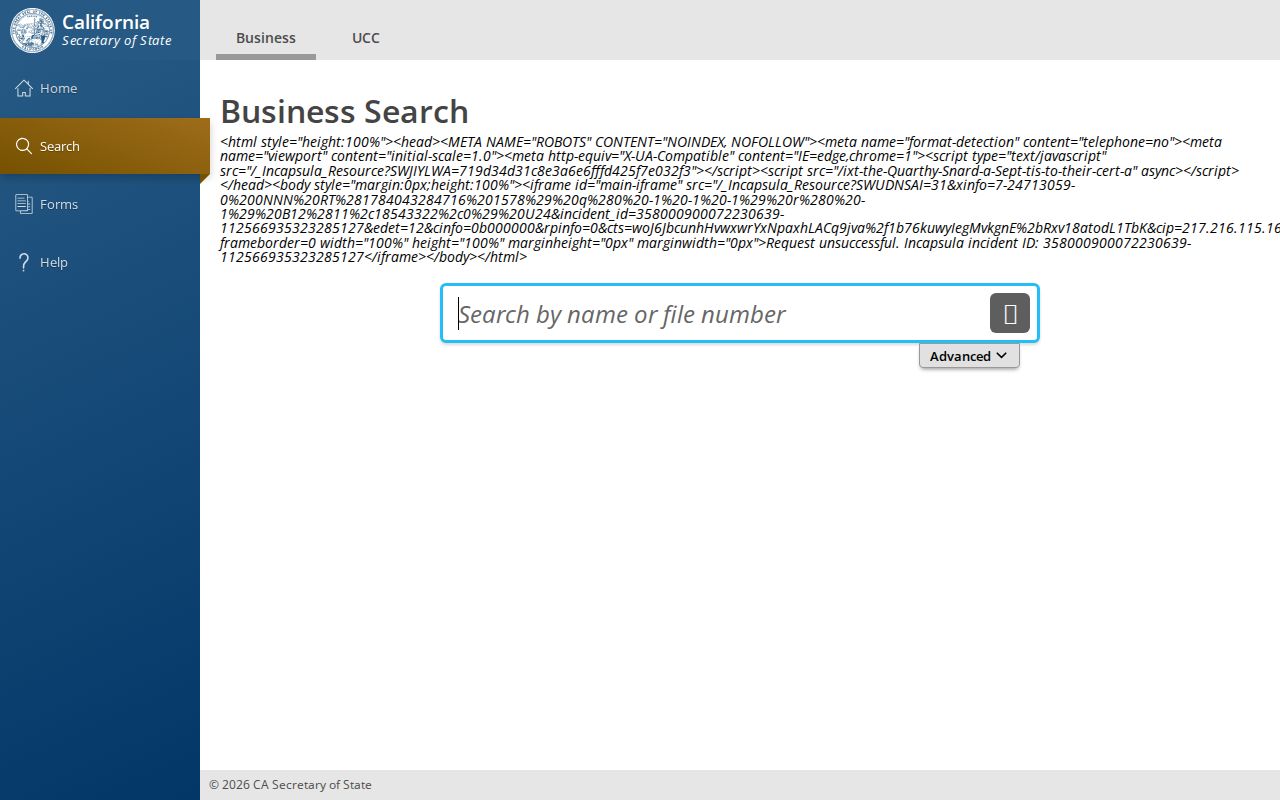 Long Beach people search California business entity lookup