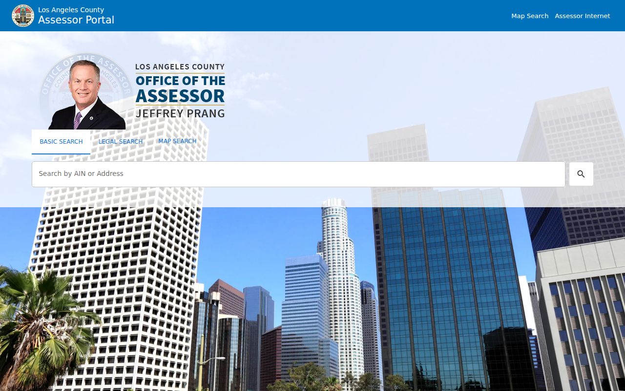 Long Beach people search LA County Assessor address portal
